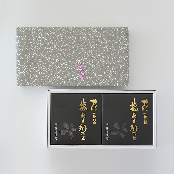 【贈答用】塩あま納豆２個箱入ギフト