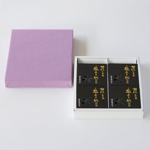 【贈答用】塩あま納豆 ４個箱入ギフト